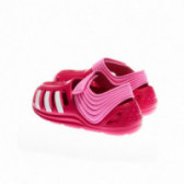 Силиконови сандали за момиче, цвят: червен Adidas 48410 2