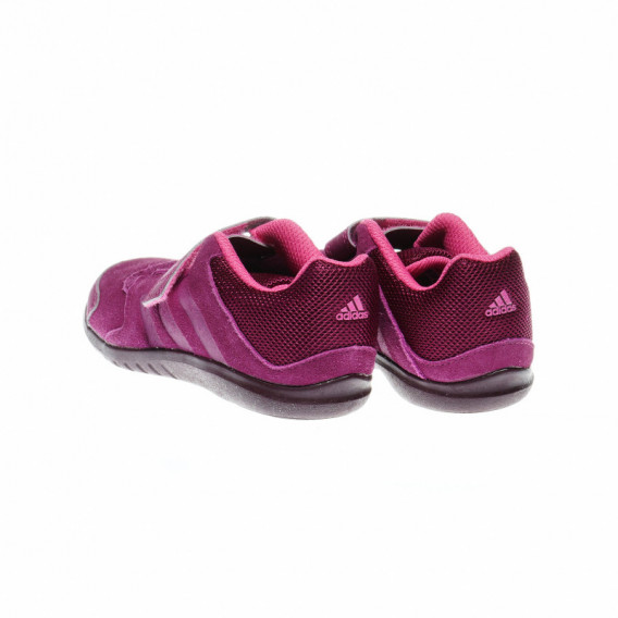 Маратонки за момиче с логото на марката, лилави Adidas 48439 4