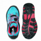 Спортни обувки за момиче в син цвят с розови връзки CMP 48458 3