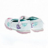 Бели обувки за момиче с апликация пеперуди Spicy 48488 4