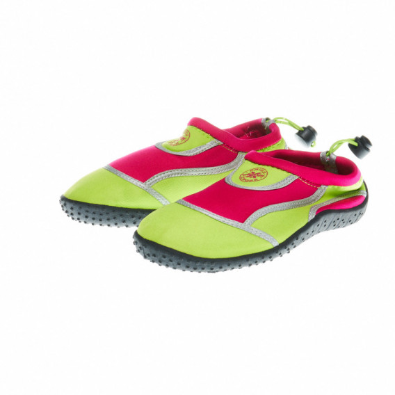 Аква цветни обувки за момиче Criss Cross 48526 