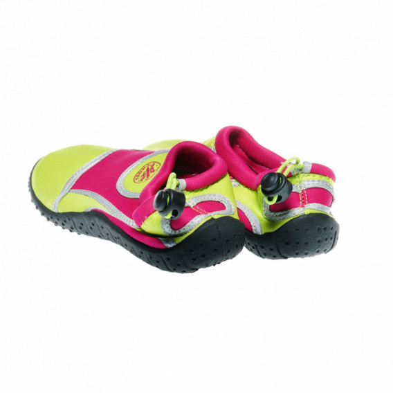 Аква цветни обувки за момиче Criss Cross 48529 4