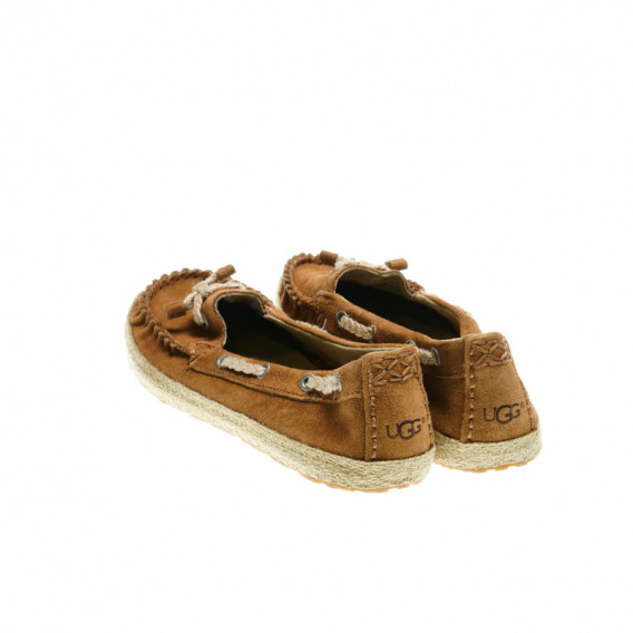 Кафяви спортно-елегантни обувки за момиче UGG 48760 2