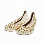 Спортно-елегантни обувки за момиче със златисти капси Florens 48830 