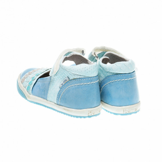 Сини обувки за момиче с апликация на точки Bama 49177 4