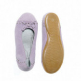 Велурени обувки за момиче в лилав цвят STUPS 49241 3