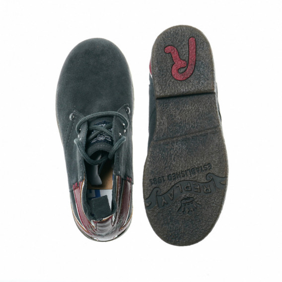 Обувки за момче от естествен велур Replay 49404 3