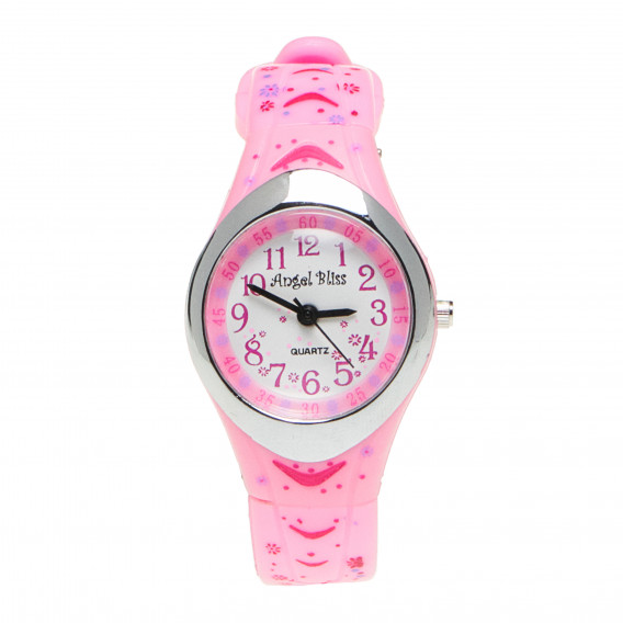 Луксозен часовник за момиче светло розов ANGEL BLISS 50546 