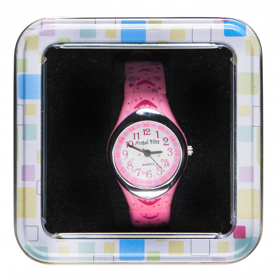 Луксозен часовник за момиче светло розов ANGEL BLISS 50548 3