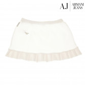 Памучна пола за бебе момиче, бяла Armani 50585 