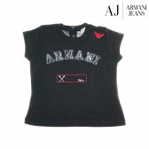 Памучна Armani блуза с къс ръкав за бебе момиче Armani 50618 