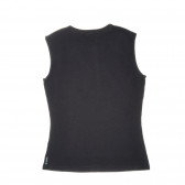 Памучна блуза без ръкави за момиче с апликация лого на марката Armani 50707 2