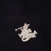 Памучна блуза без ръкави за момиче с апликация лого на марката Armani 50708 3