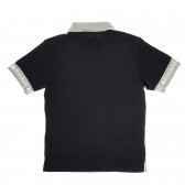 Памучна блуза с къс ръкав и логото на марката за момче Armani 50710 2