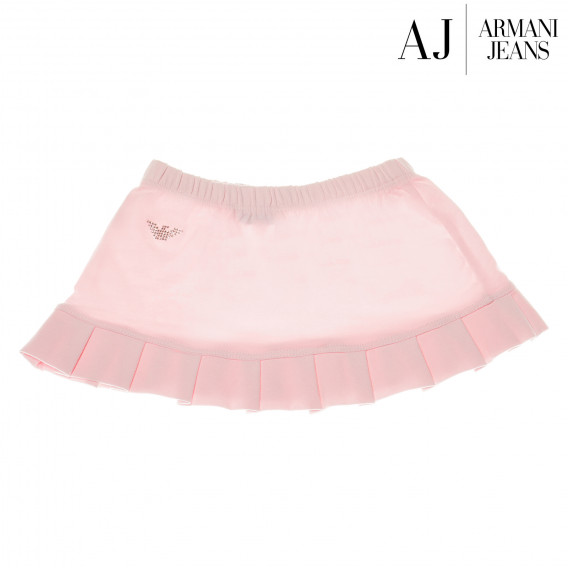 Памучна пола за бебе момиче, розова Armani 50723 