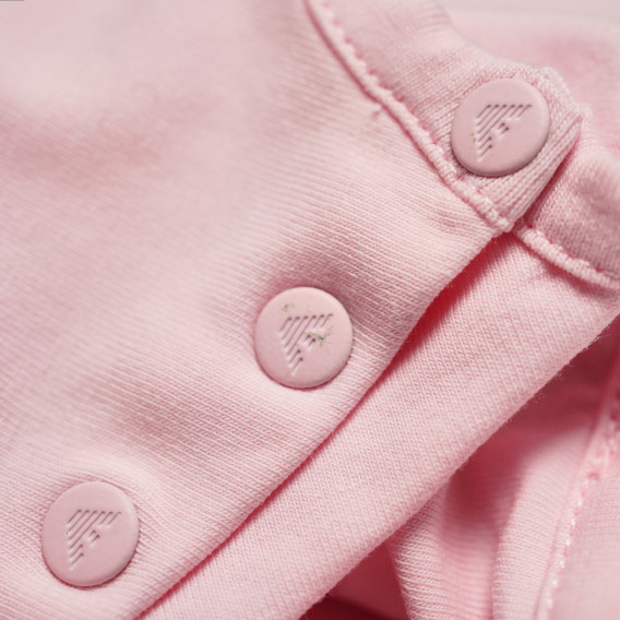 Памучна пола за бебе момиче, розова Armani 50725 3