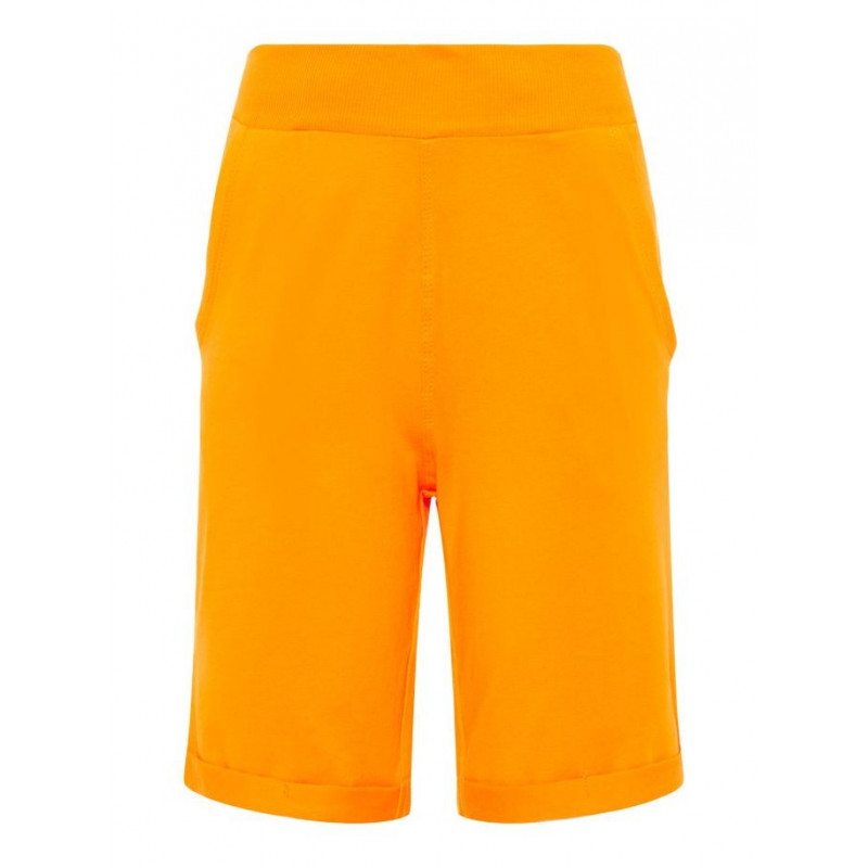 Къси панталони от органичен памук за момче, оранжеви  50827