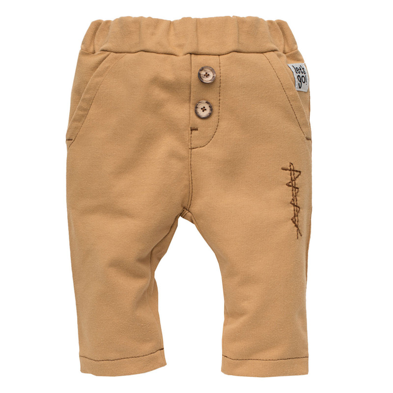 удобен памучен панталон с широк ластик за момче  51255