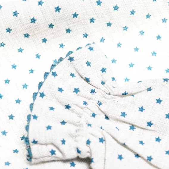 Памучна риза на звездички за бебе момиче Neck & Neck 51771 4