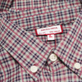 Памучна карирана риза с копчета за момче Neck & Neck 51959 4