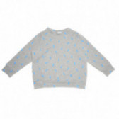 Little Celebs памучна блуза с дълъг ръкав и цветен акцент за момче  Little Celebs 52069 