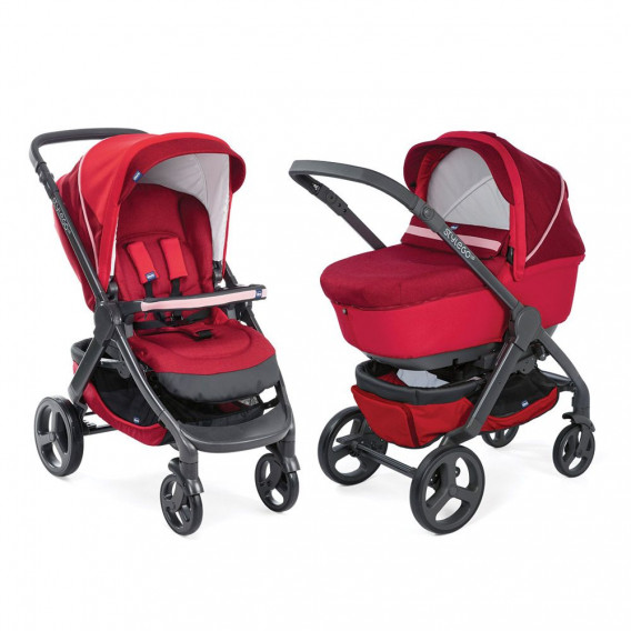 Комбинирана детска количка StyleGo Up 2 в 1, червена Chicco 52281 