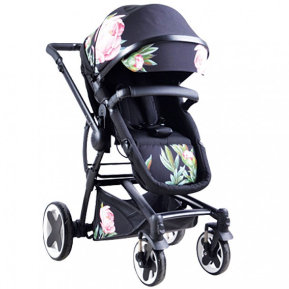 Комбинирана детска количка 2 в 1 Tender Flower Kikkaboo 52304 3