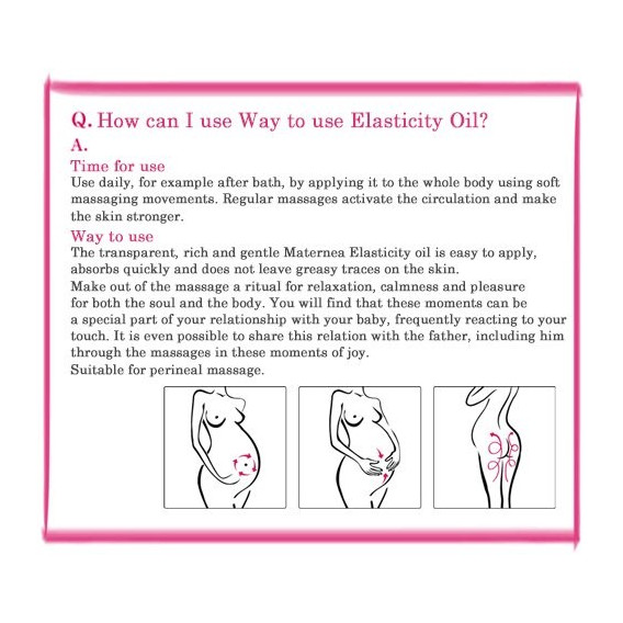 Олио за еластична кожа през цялата бременност, 100 мл Maternea 52676 4