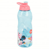 Пластмасова бутилка с розова капачка с картинка, Flowers, 400 мл Minnie Mouse 52804 2