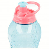 Пластмасова бутилка с розова капачка с картинка, Flowers, 400 мл Minnie Mouse 52805 3