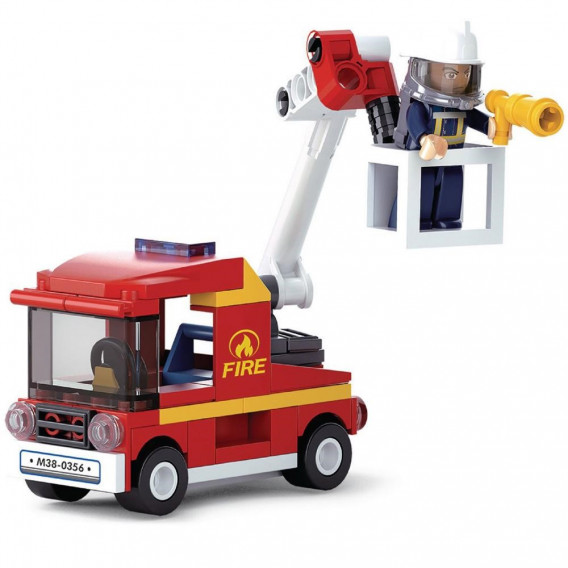 Конструктор Противопожарна кола с платформа 142 части Sluban 52816 2
