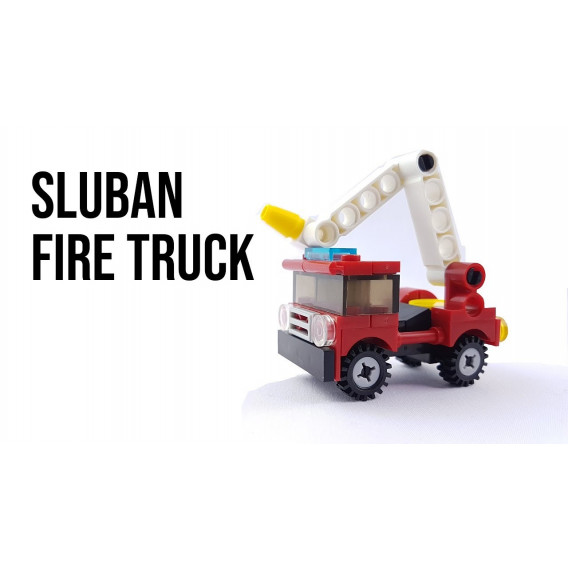 Конструктор Противопожарна кола с платформа 142 части Sluban 52818 4