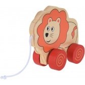 Дървена играчка за дърпане с връв Koopman 52830 4