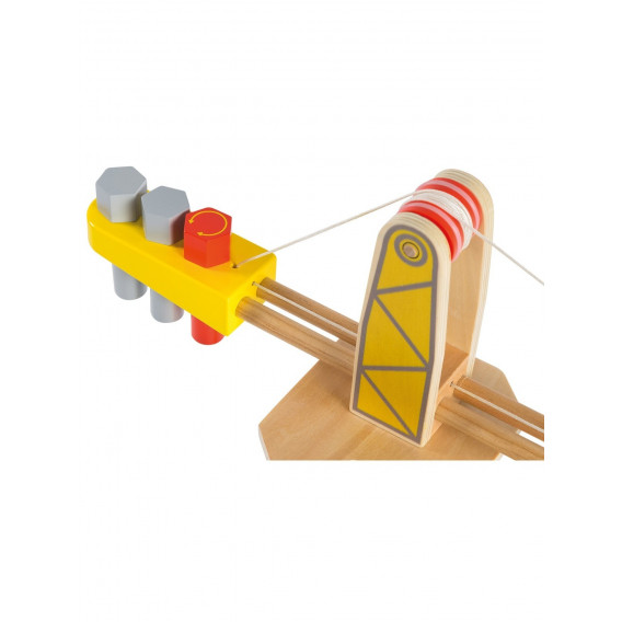 Детска играчка- дървен кран с аксесоари Dino Toys 52986 6