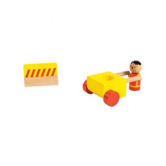 Детска играчка- дървен кран с аксесоари Dino Toys 52989 9