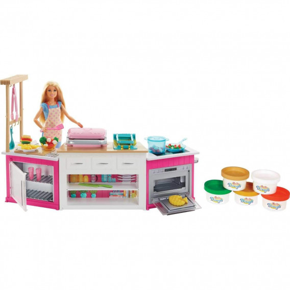 Игрален комплект кухня със светлини и звуци Barbie 53050 4