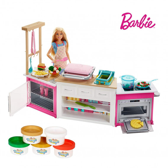 Игрален комплект кухня със светлини и звуци Barbie 53054 8