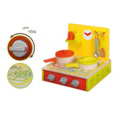 Детска играчка- дървена печка Dino Toys 53257 3