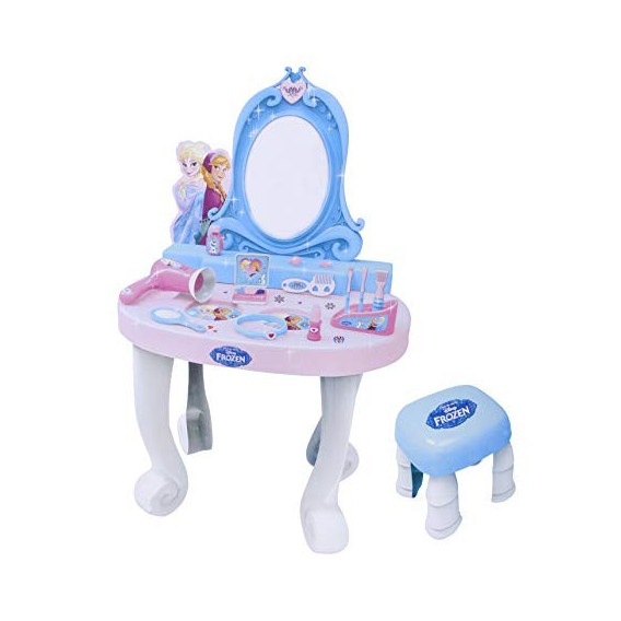 Комплект тоалетка с огледало, столче и козметика Frozen 53395 2