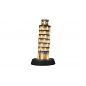 3D Пъзел Наклонената кула в Пиза през нощта Ravensburger 53511 2