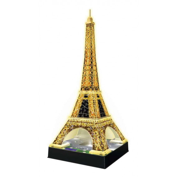 3D Светещ пъзел Айфеловата кула Париж Ravensburger 53515 2