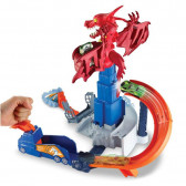 Игрален комплект дракон с количка, асортимент Hot Wheels 53587 2