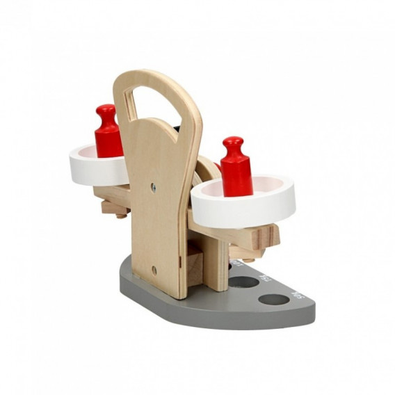 Детска играчка- дървен кантар с тежести Dino Toys 53627 5