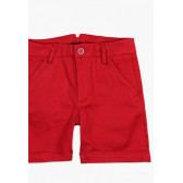 Къси панталони за момче в червен цвят Boboli 53699 3