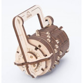 3D Механичен пъзел Катинар с код Ugears 53743 5