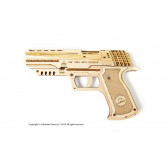 3D Механичен пъзел Пистолет Ugears 53746 3
