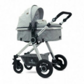 комбинирана количка ALEXA SET с кош за новородено Grey TRIANGLES унисекс Lorelli 53819 