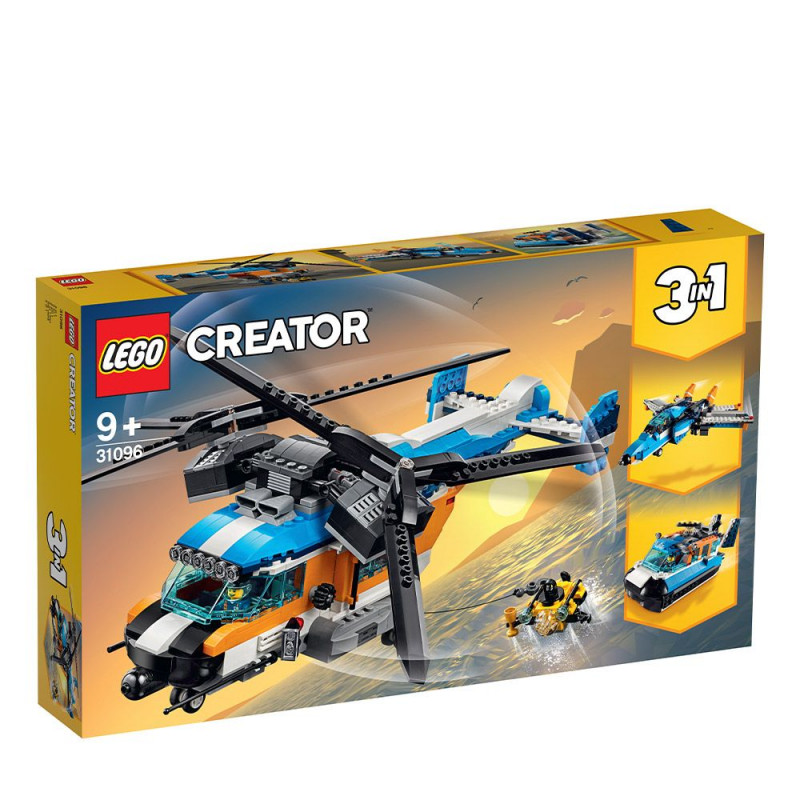 Конструктор- Хеликоптер с двойни ротори, 569 части  53978