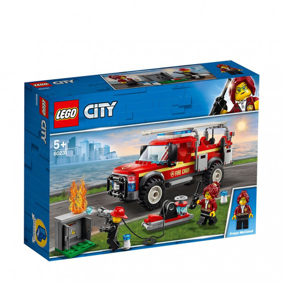 Конструктор - Камионът на командира на пожарната, 201 части Lego 54024 