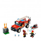Конструктор - Камионът на командира на пожарната, 201 части Lego 54025 2